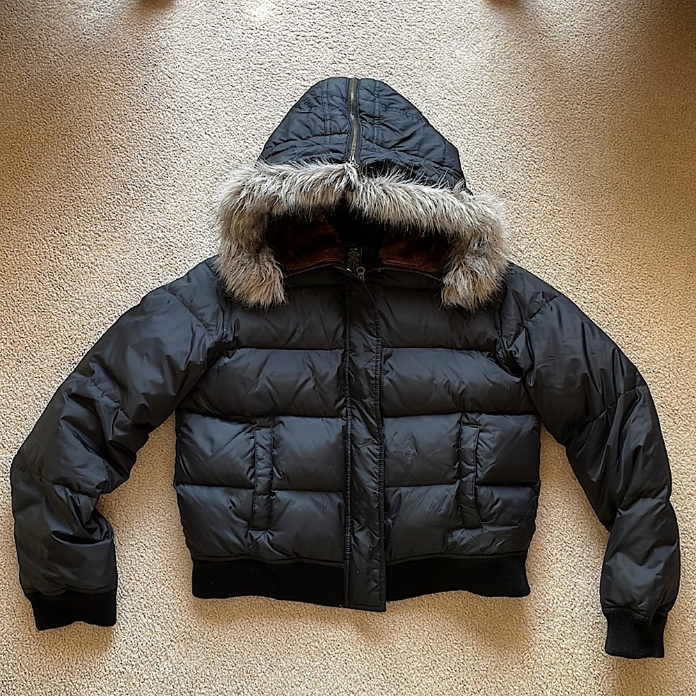 COPY - American Eagle Puffer Coat with Fur Hood (Women’s L)